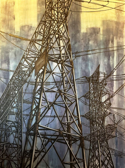 LA CIUDAD DE LAS TORRES Oil Canvas Landscaping