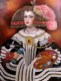 La tia de la menina...