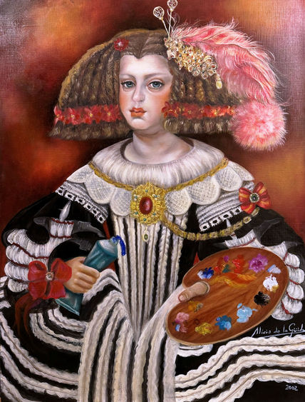 La tia de la menina...