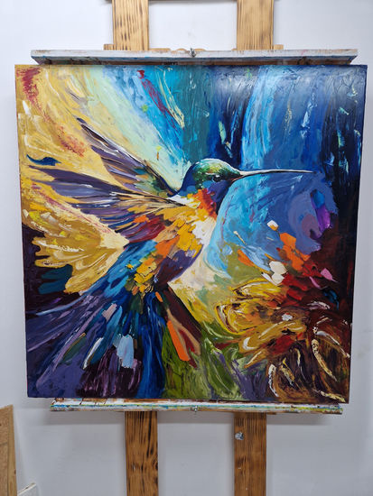 Alas de Silencio Óleo Lienzo Animales