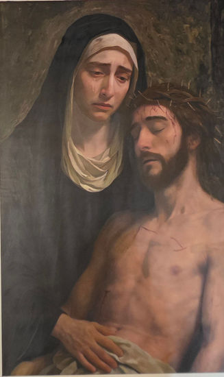 La Piedad Óleo Lienzo Retrato