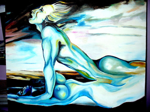 DEL AMOR NACIO LA VIDA Oil Canvas Nude Paintings