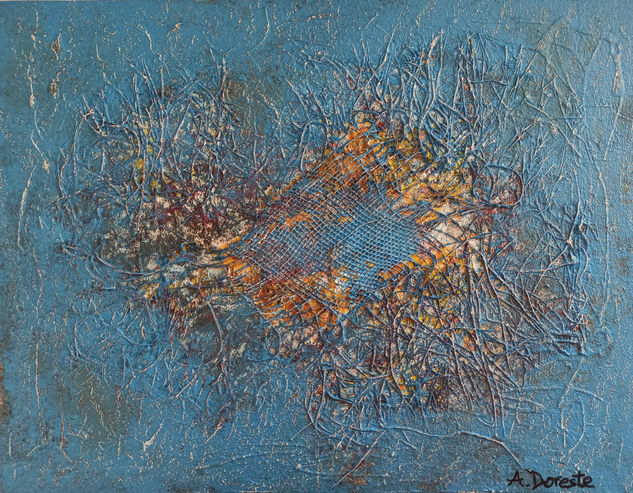 Redes bajo el mar Media Mixta Lienzo Otros