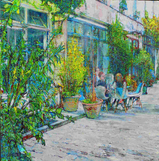 Passage near Bastille Acrylic Canvas Others