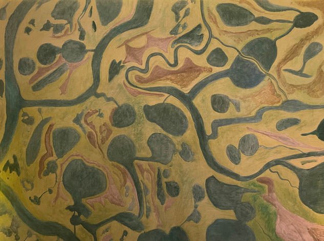 Estuario 11 Watercolour Canvas Landscaping