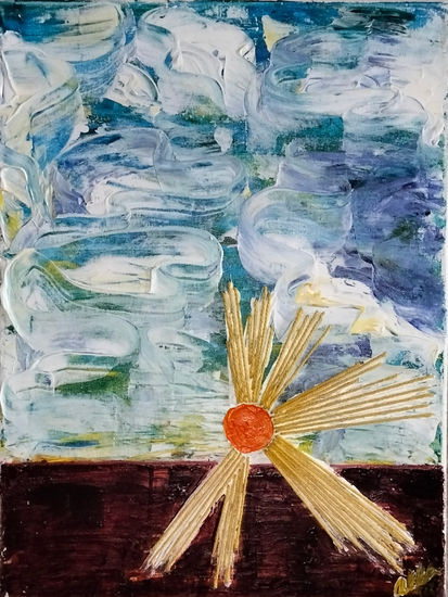 Los soles del amor Acrylic Canvas Landscaping