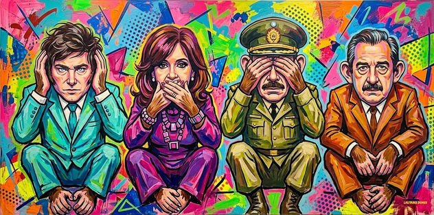 Obra AR-GEN-TI-NA no lo entenderías 2026 - Arte  Lautaro Dores