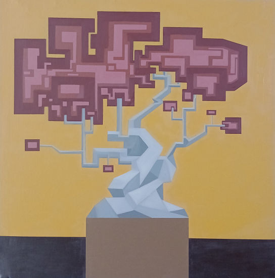 Bonsái II Oil Canvas Figure Painting