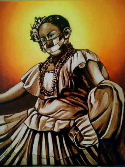 Trabajo de cuarentena Others Canvas Figure Painting