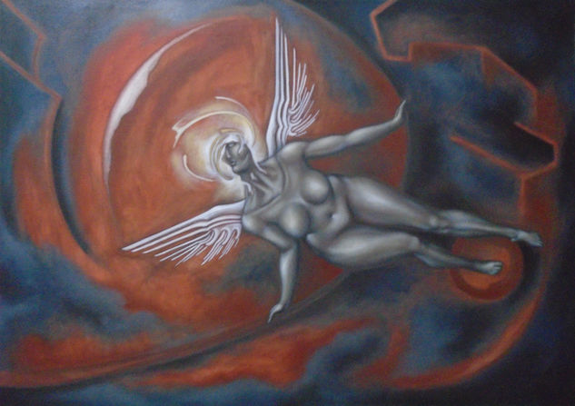 Desdivinización VII Oil Canvas Nude Paintings