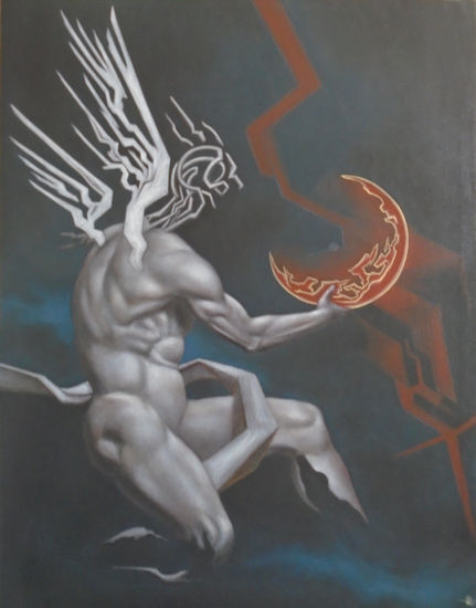 Desdivinización IX Oil Canvas Nude Paintings