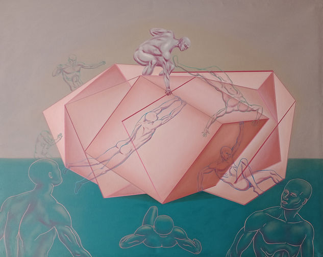 Sísifo Oil Canvas Figure Painting