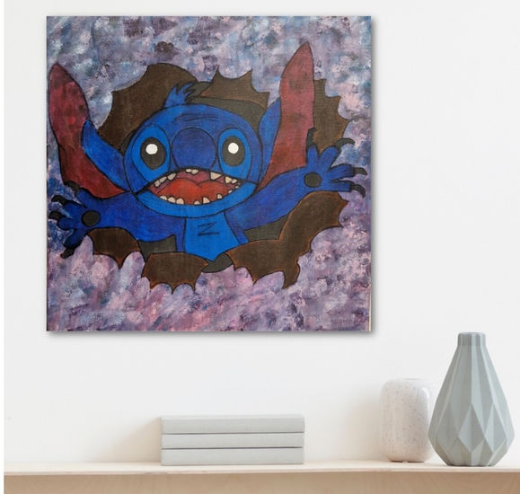 Cosmic Stitch Acrílico Lienzo Figura