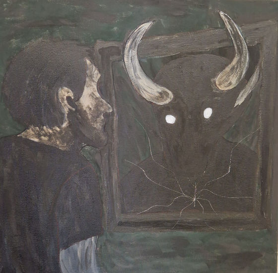 The other half Acrílico Lienzo Otros