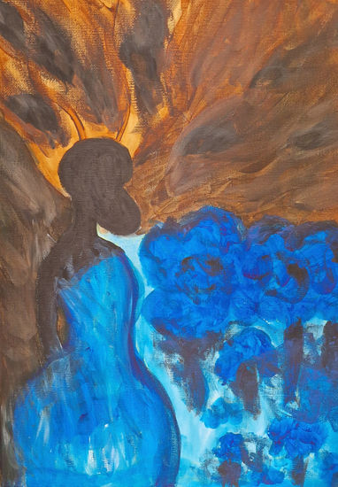 She who rises Acrílico Lienzo Figura