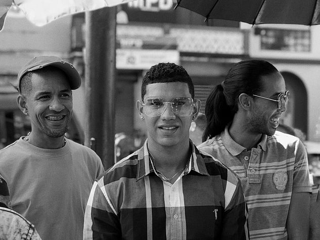Trio Men Portrait Black and White (Digital)