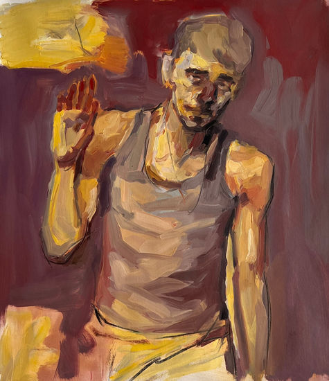 under light Óleo Tela Figura