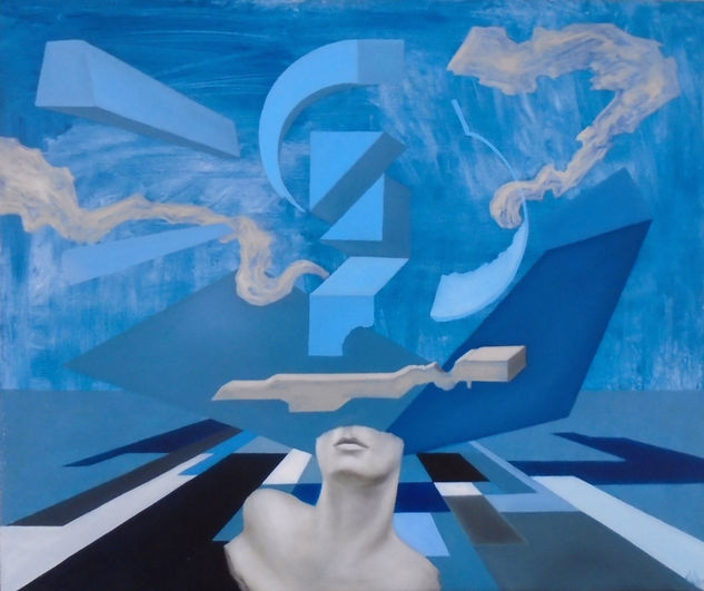 Ergo Sum III Oil Canvas Figure Painting