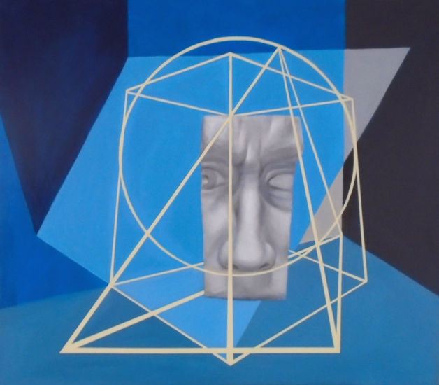 Ergo Sum Oil Canvas Figure Painting