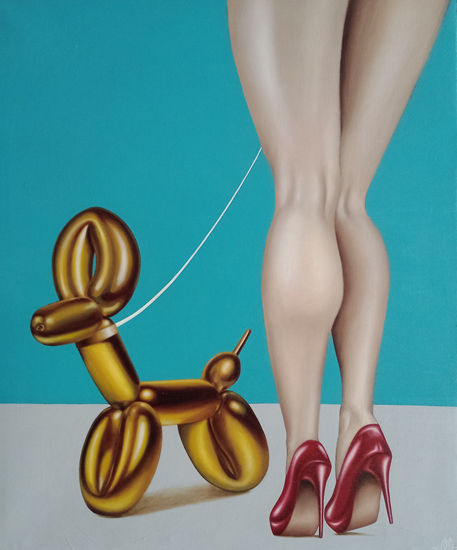 Paseo Oil Canvas Figure Painting