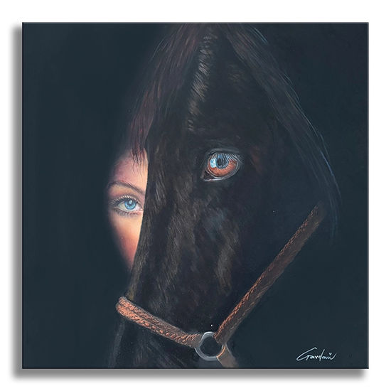 Sauvage Horse Óleo Lienzo Animales