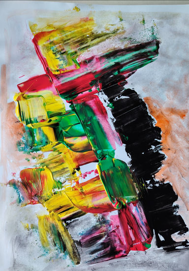 El motor del chevette Acrílico Papel Otros