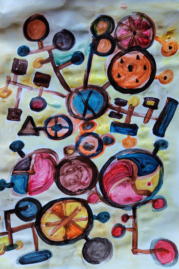 Huevos de pascua Acrylic Paper Others