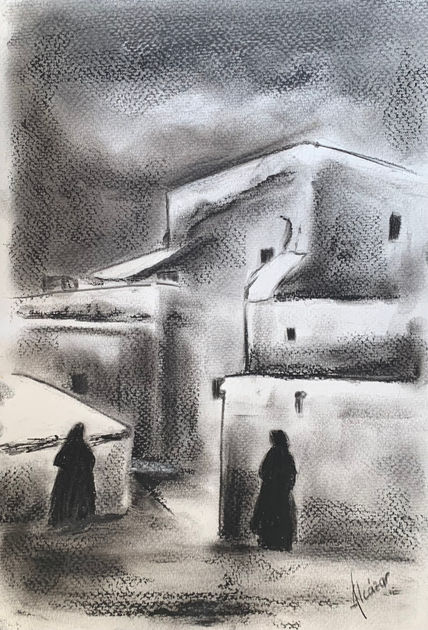 Campo y 2 figuras