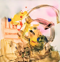 La tarde en el huerto.