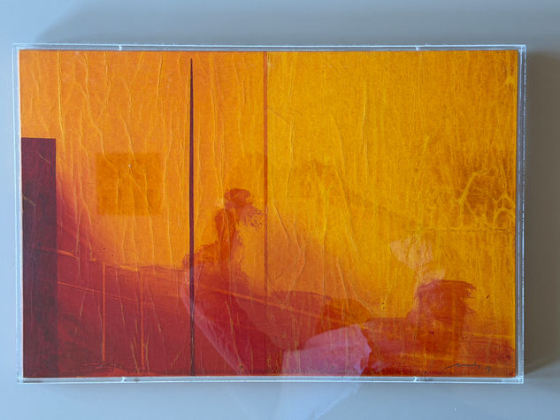 Cuadro de Luis Moscardó Mixed media Canvas Figure Painting