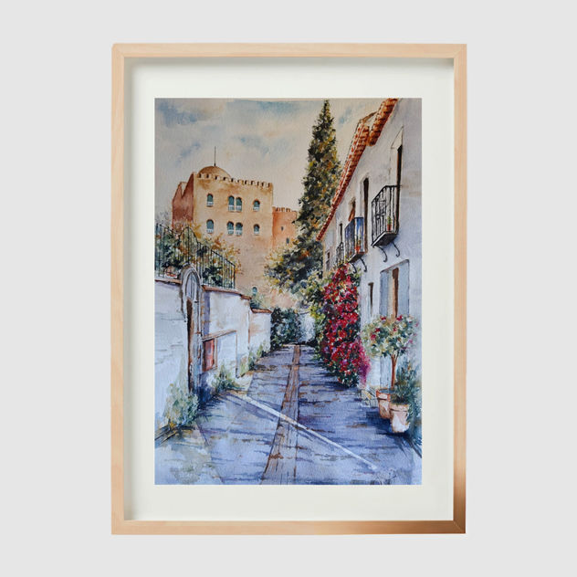 Calle del Realejo granadino.