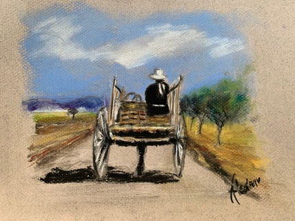 Mujer en carro