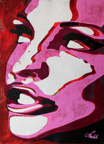 EXPRESSIONS 38 Acrylic Paper Portrait