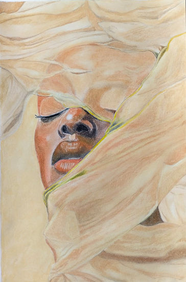 Velos Pencil (coloured) Paper Portrait