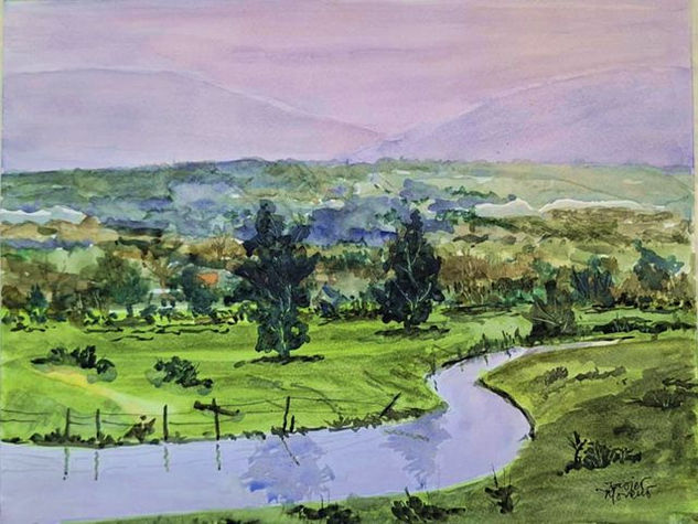 Paisaje 60331 Acuarela Papel Paisaje