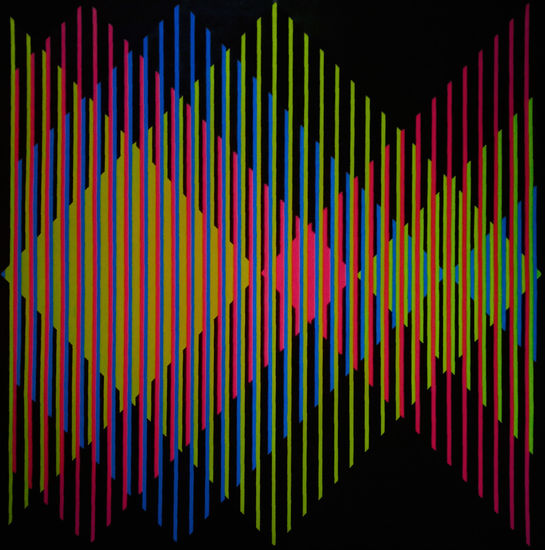 Obra de arte Cinético Óleo Lienzo Otros