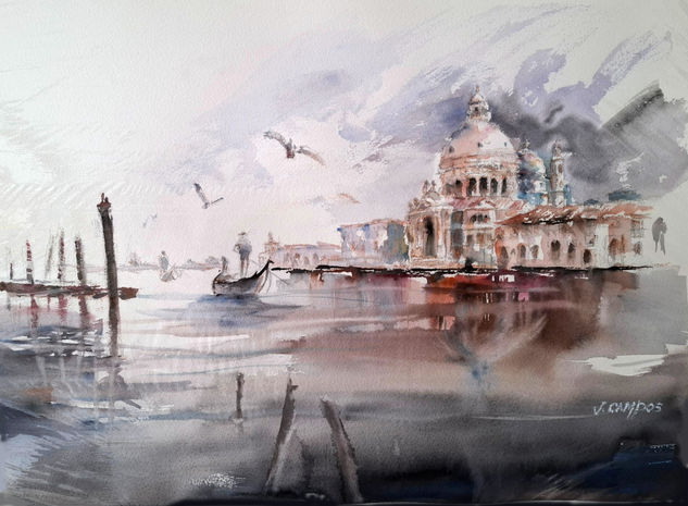 Venecia - Gran Canal Watercolour Paper Landscaping