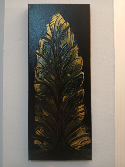 Elegancia dorada Acrylic Canvas Others