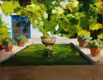 Fuente en el patio...