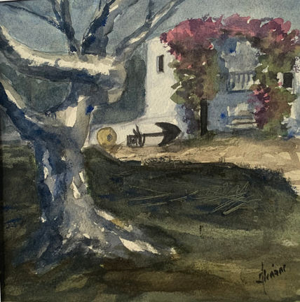 Árbol y casa