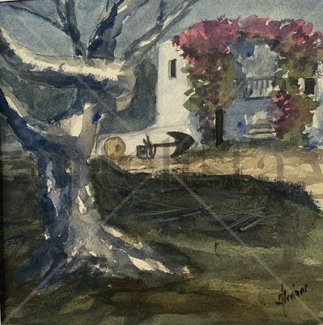 Árbol y casa