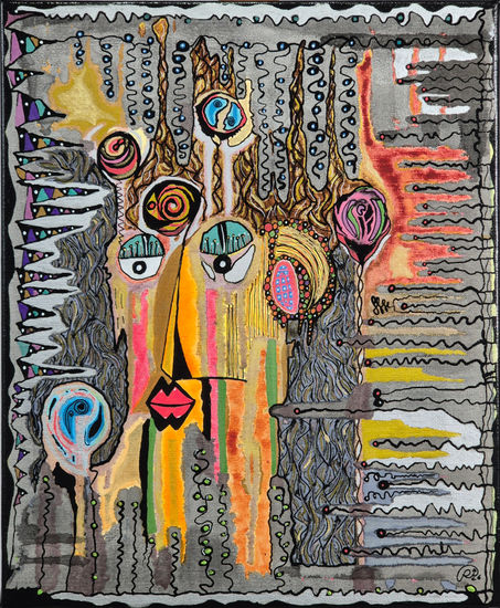 Deidad Acrílico Lienzo Retrato