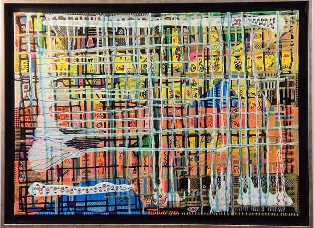 Ciudad interior Acrílico Lienzo Otros