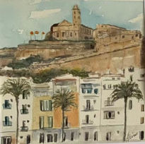 Dalt Vila y casas