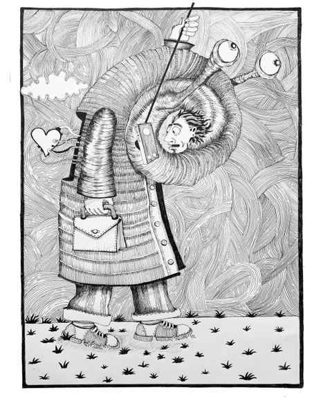 Hombre caracol