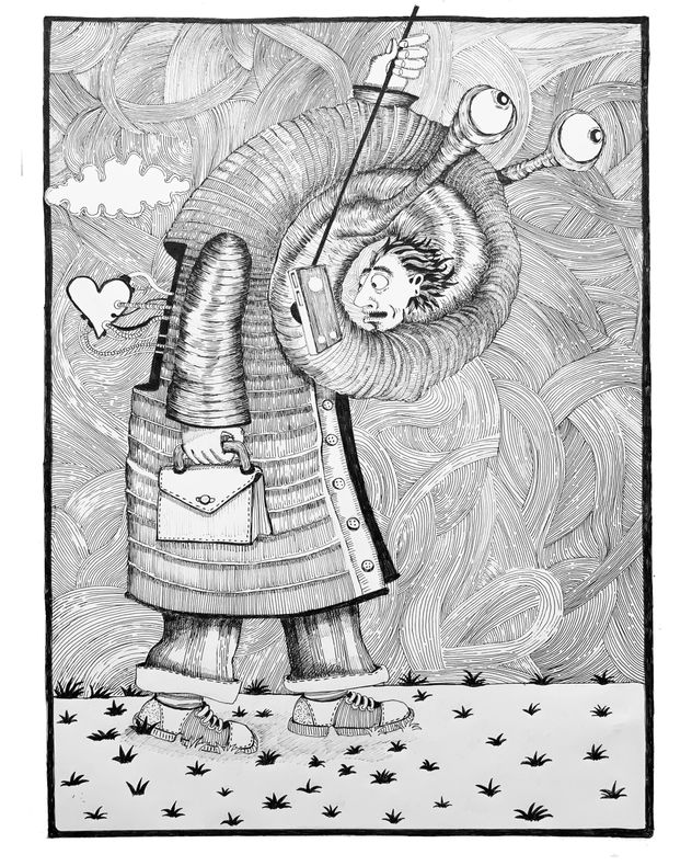 hombre caracol