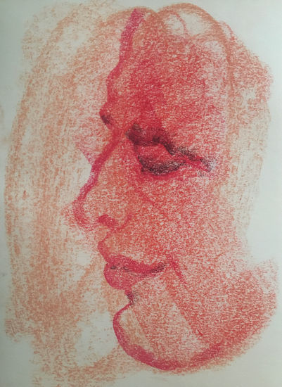 Perfil Pastel Paper Portrait
