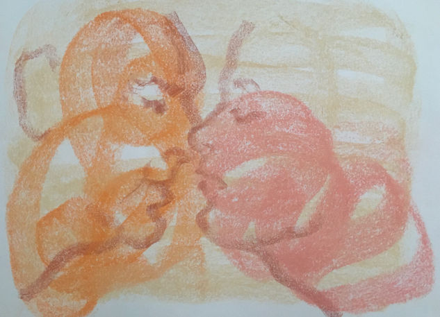 Perfiles. Pastel Paper Portrait