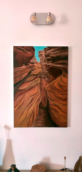 Las Grietas Óleo Lienzo Paisaje