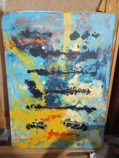 "Tormenta de Luz" Oil Canvas Others